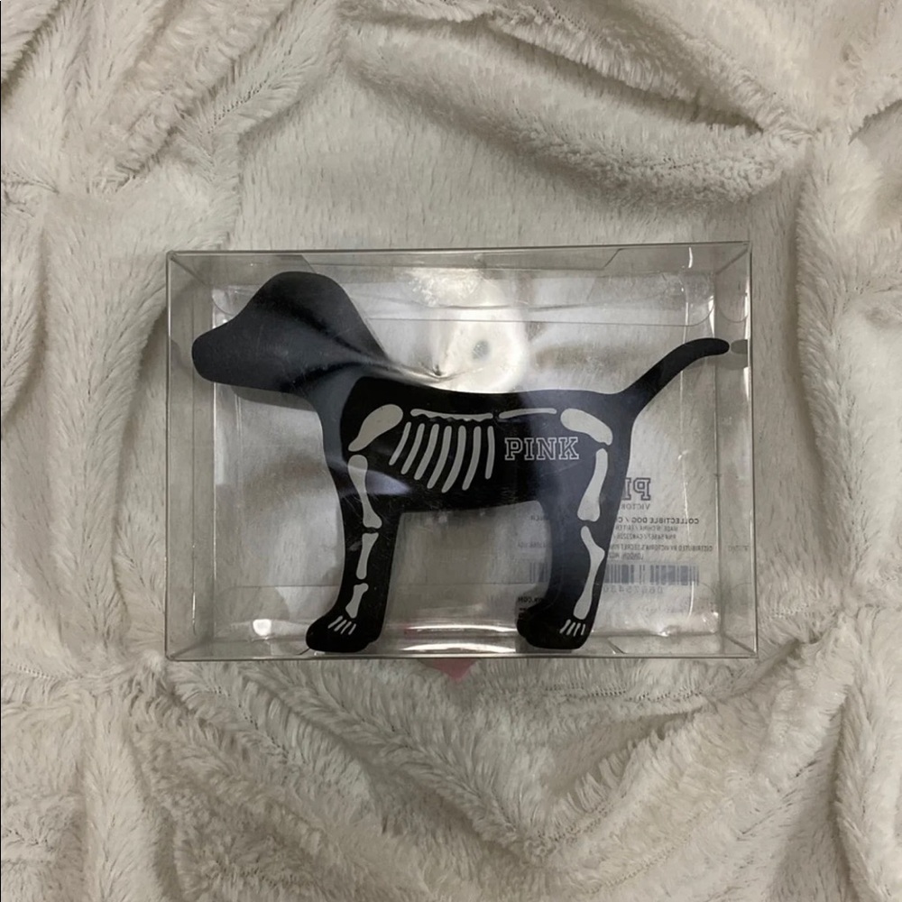 Pink Skelton dog